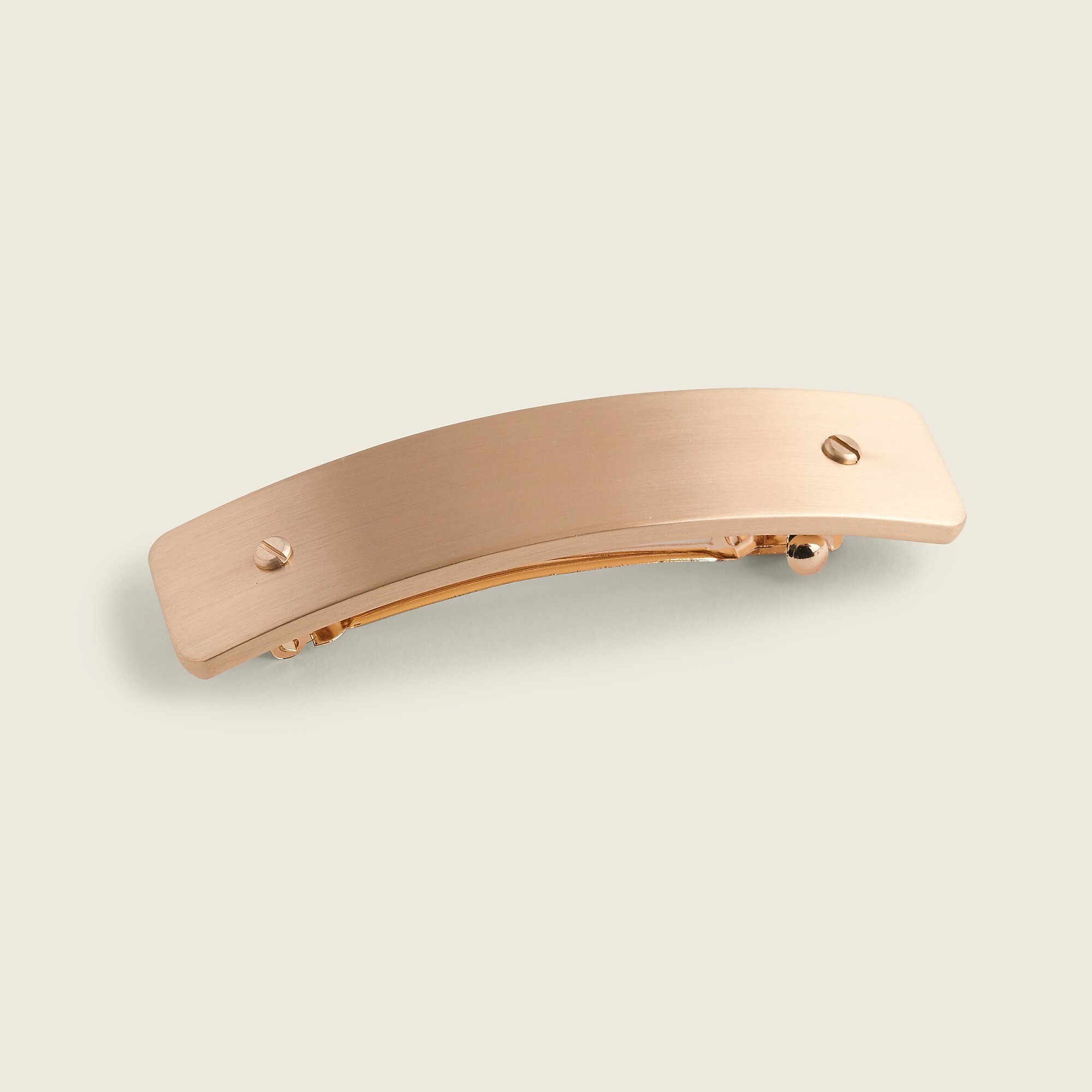 Skinny barrette in brushed metal | J. Crew US