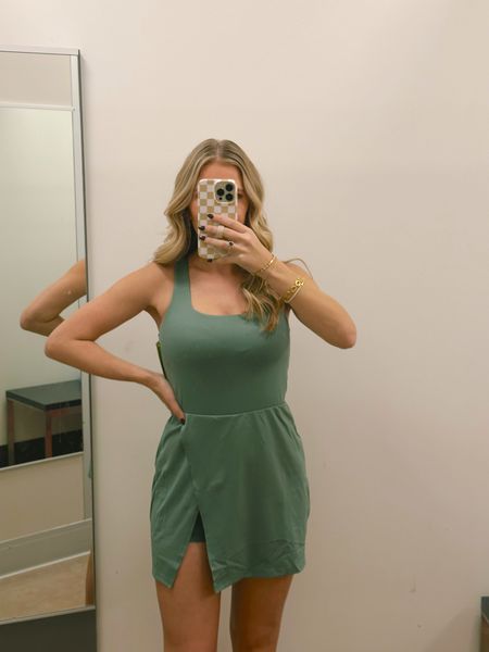 I am so ready for active dress season! I lived in active dresses last summer, and I love this one! The square-ish neckline, the slit in the front and the built in shorts are all super cute! Wearing a size medium!

Workout Outfit
Vacation Outfit
Activewear
Athletic wear
Fitness
Target
Gifts for her

#LTKSpringSale #LTKSeasonal #LTKfitness
