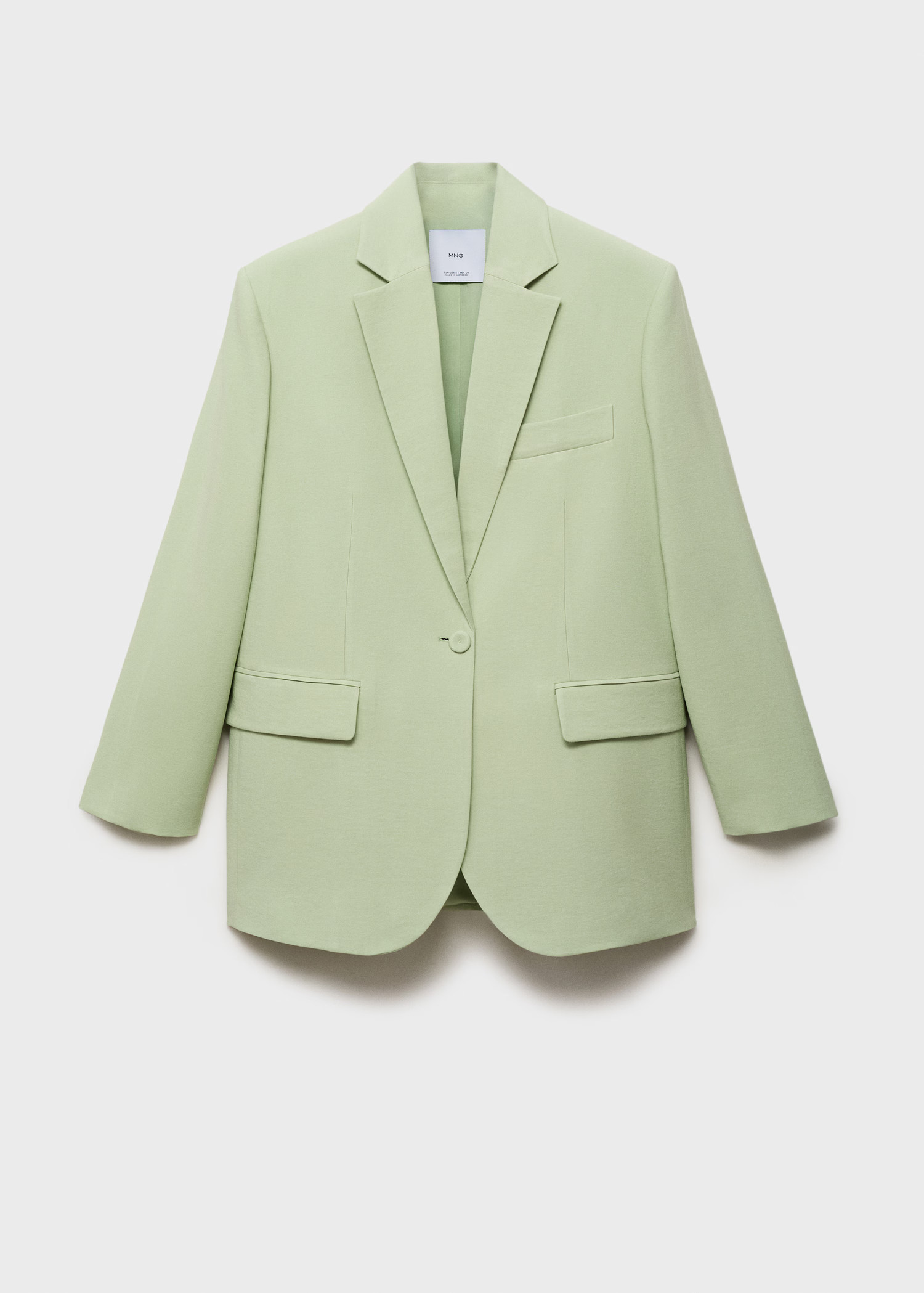 Straight-fit suit jacket - Women | MANGO United Kingdom | MANGO (UK)