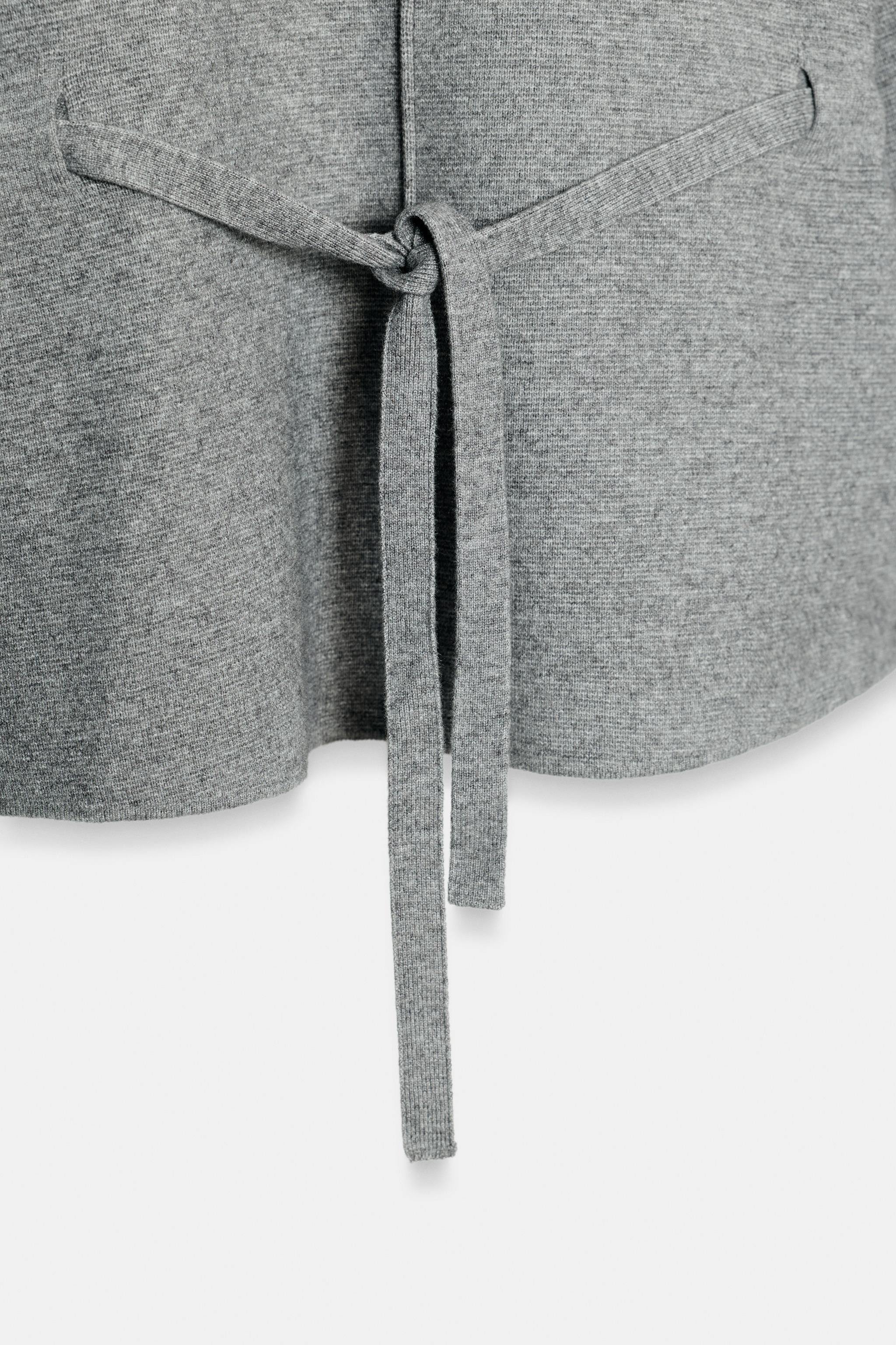 KNIT JUMPER WITH DRAWSTRING | Zara UK
