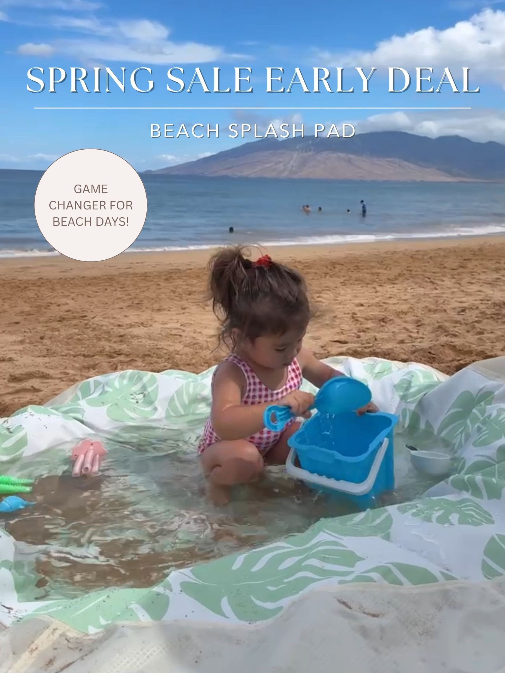 We love this beach puddle pad for toddlers! On sale early for the Amazon Spring Sale! 

 #LTKSaleAlert #LTKBaby #LTKKids