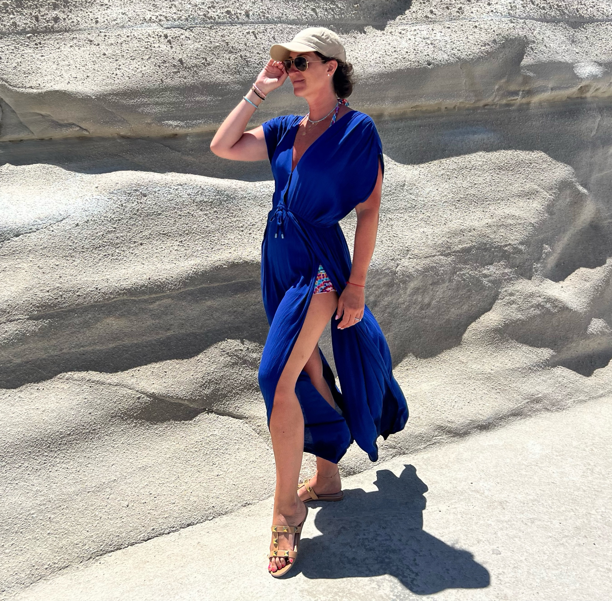 This coverup will make you feel like a goddess! It drapes beautifully and is perfect for casual dining by the pool or beach. Comes in 6 colors and under $75! 

Runs TTS. I’m wearing a size medium. 

#LTKSwim #LTKStyleTip #LTKFindsUnder100