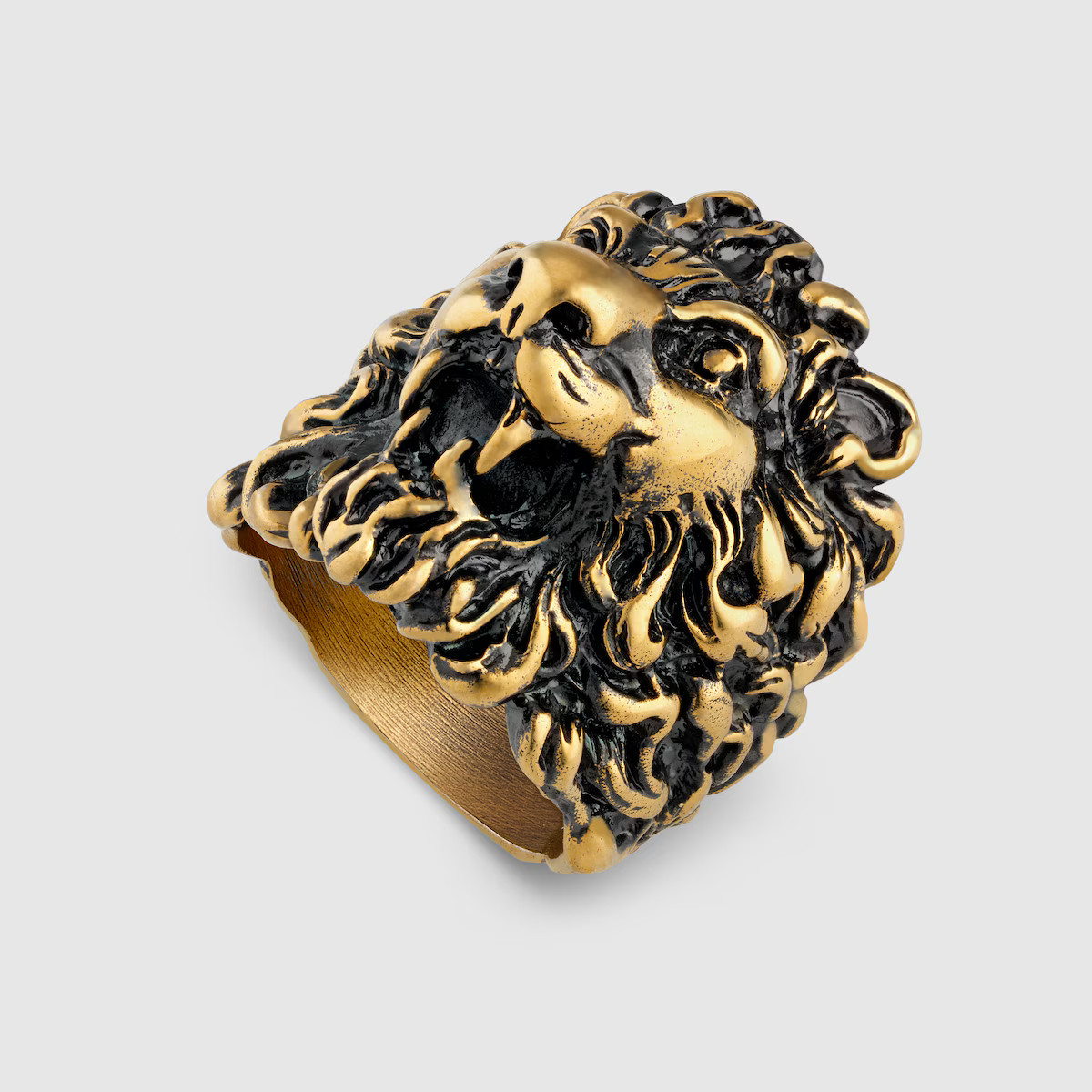 Lion head ring | Gucci (CA)