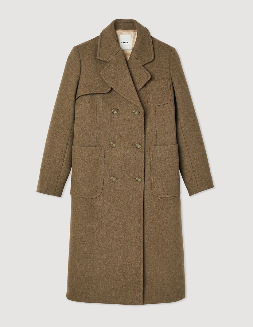 Wool cloth coat | Sandro-Paris US