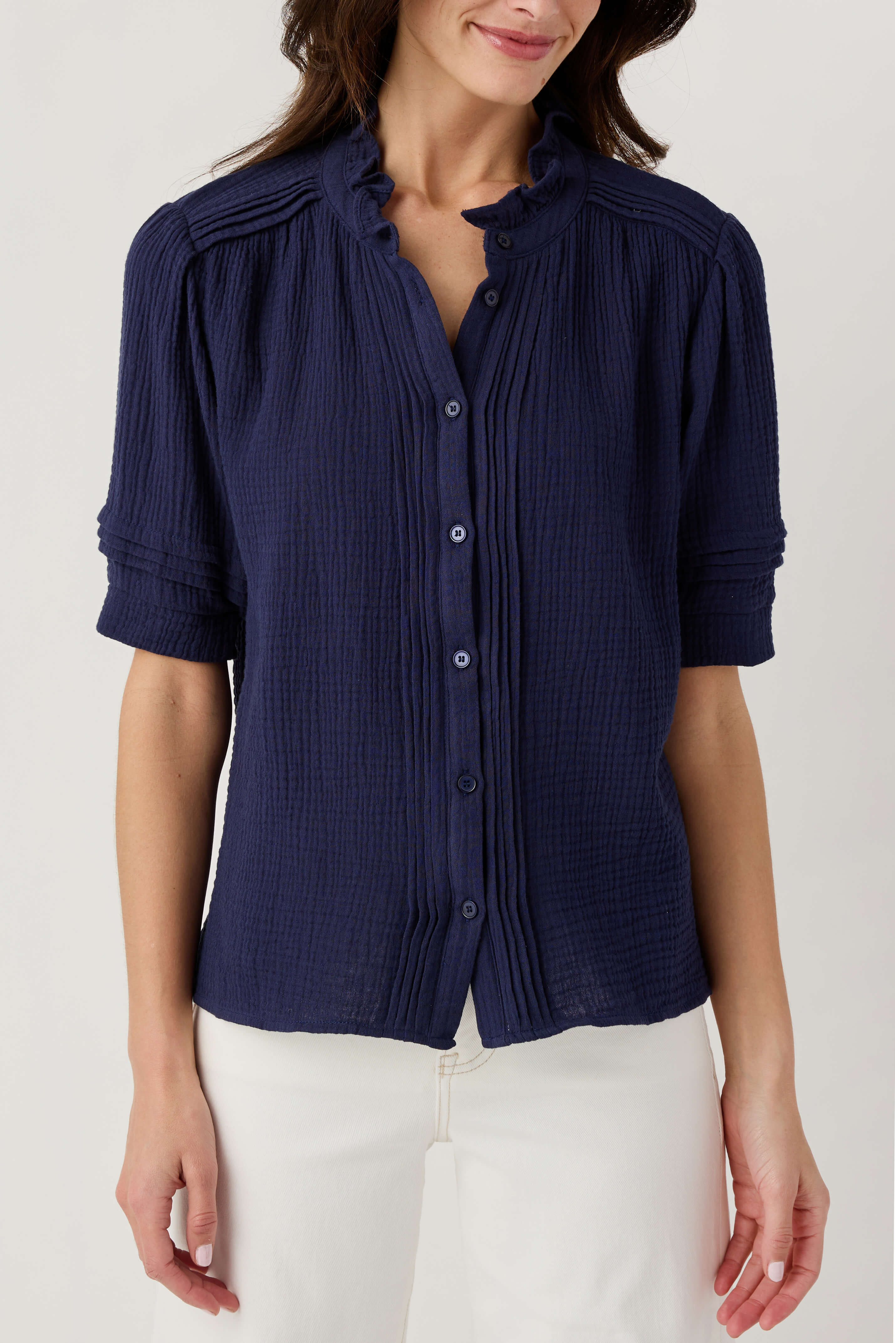 Fate Gauze Short Sleeve Top | Social Threads