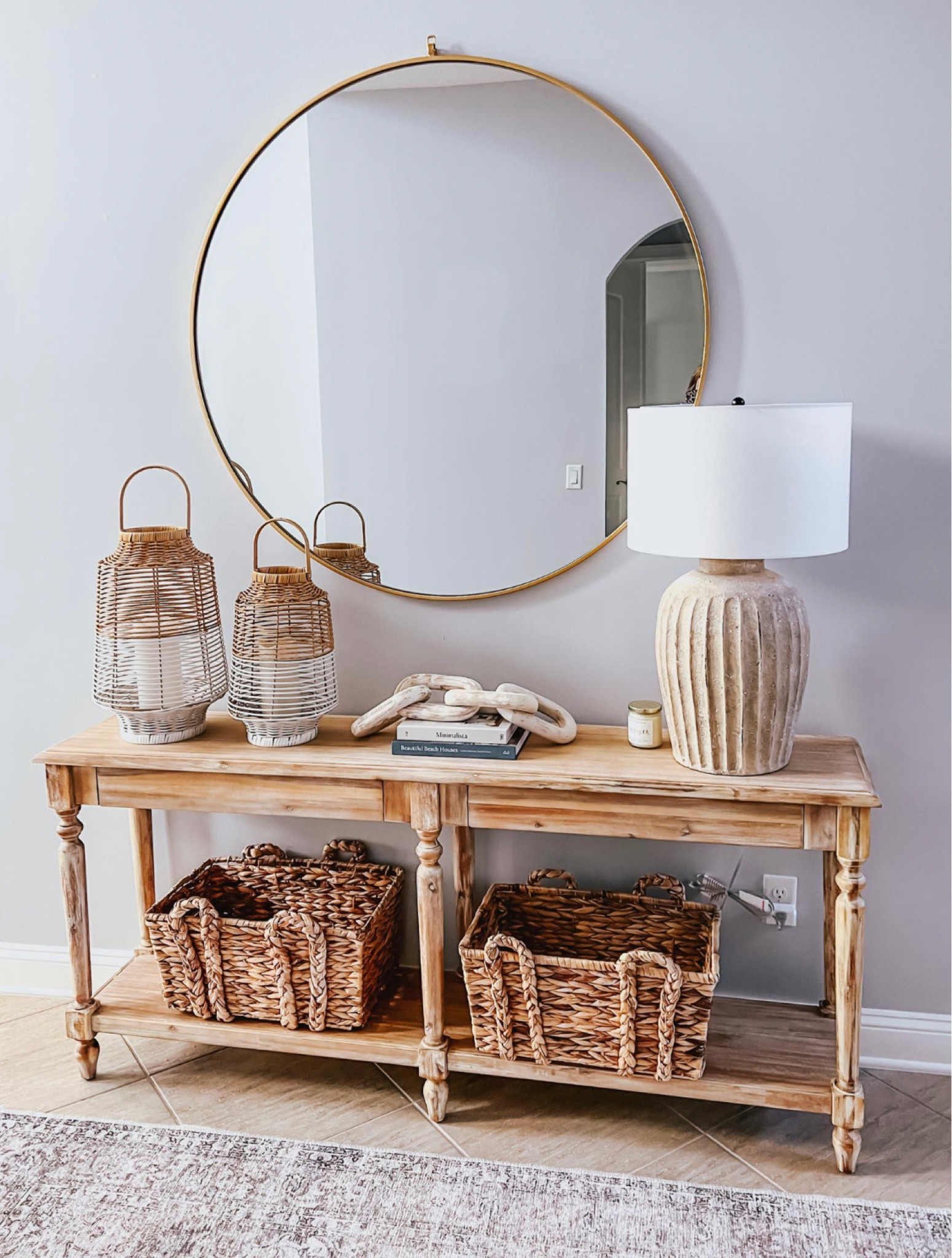 Florida house console table! 

Lee Anne Benjamin 🤍

#LTKSeasonal #LTKhome #LTKstyletip