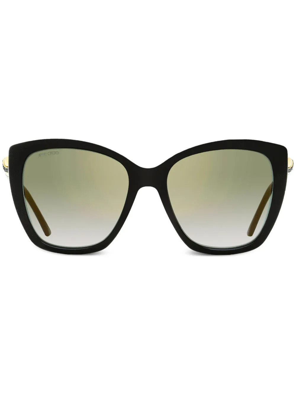 Jimmy Choo Eyewear Rose butterfly-frame sunglasses - Black | Farfetch Global