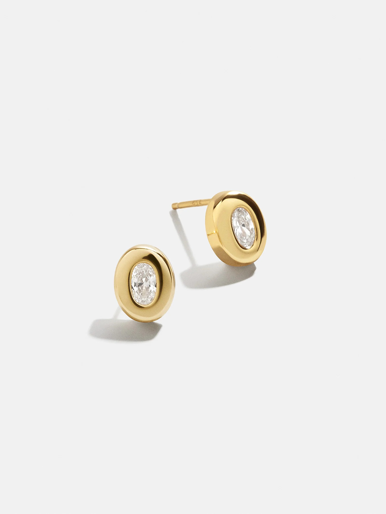18K Gold Lana Earrings - Gold/Pavé | BaubleBar