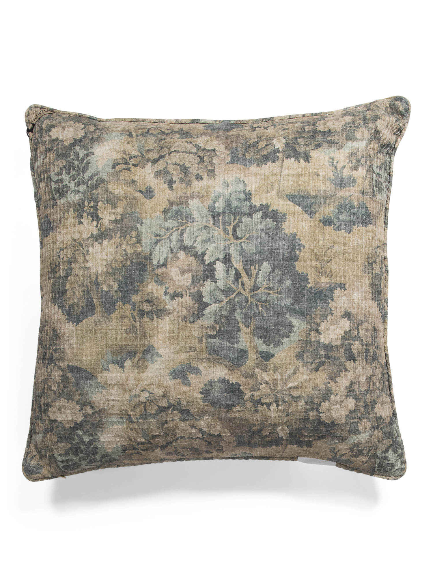 24x24 Tree Landscape Tapestry Print Oversized Feather Filled Pillow | TJ Maxx