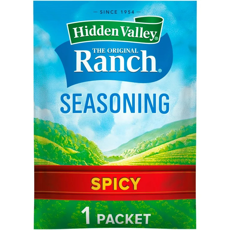 Hidden Valley Gluten Free Spicy Ranch Salad Dressing and Seasoning Mix, 1 oz | Walmart (US)
