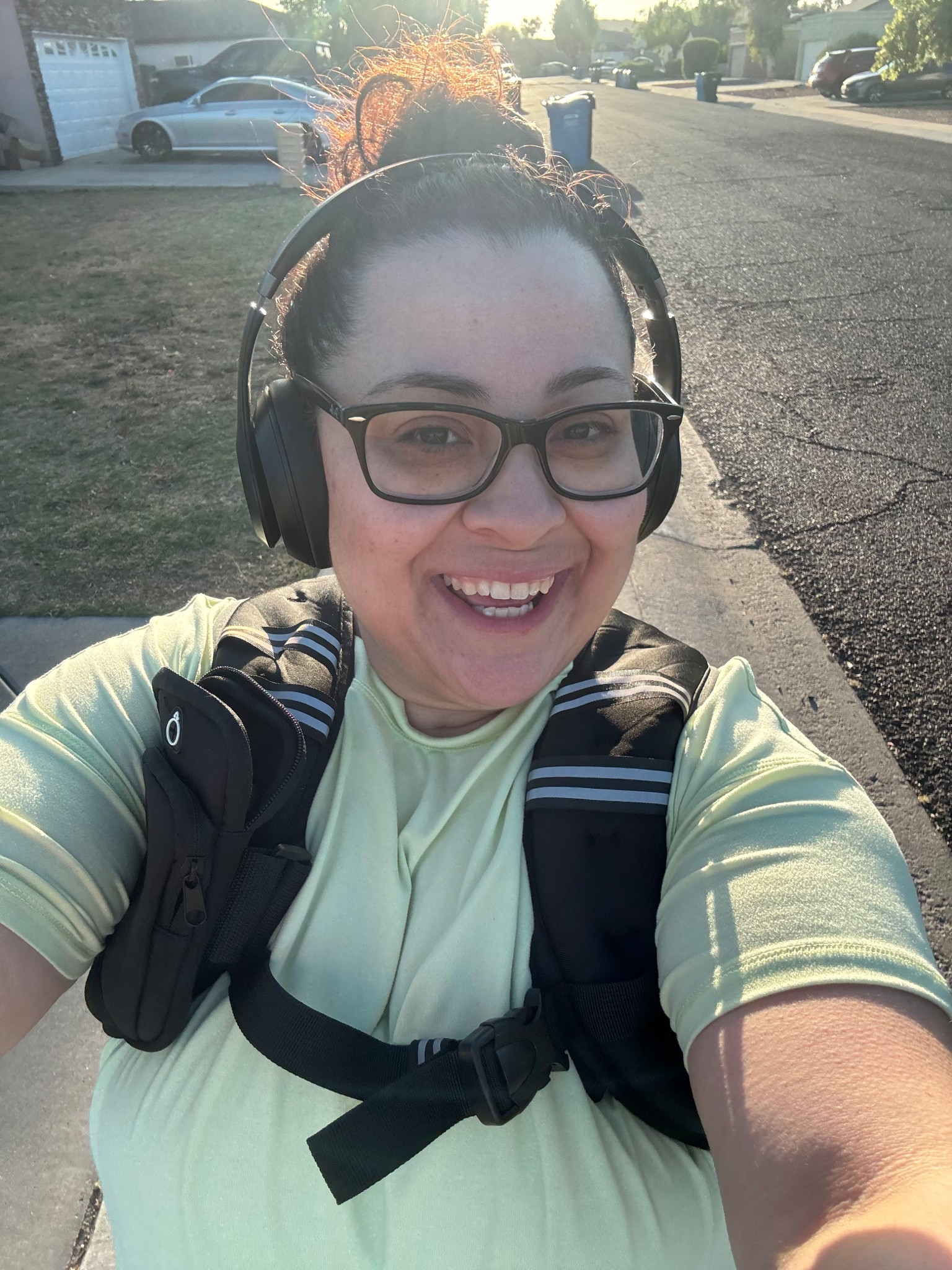 Weighted vest walks are the best 💋