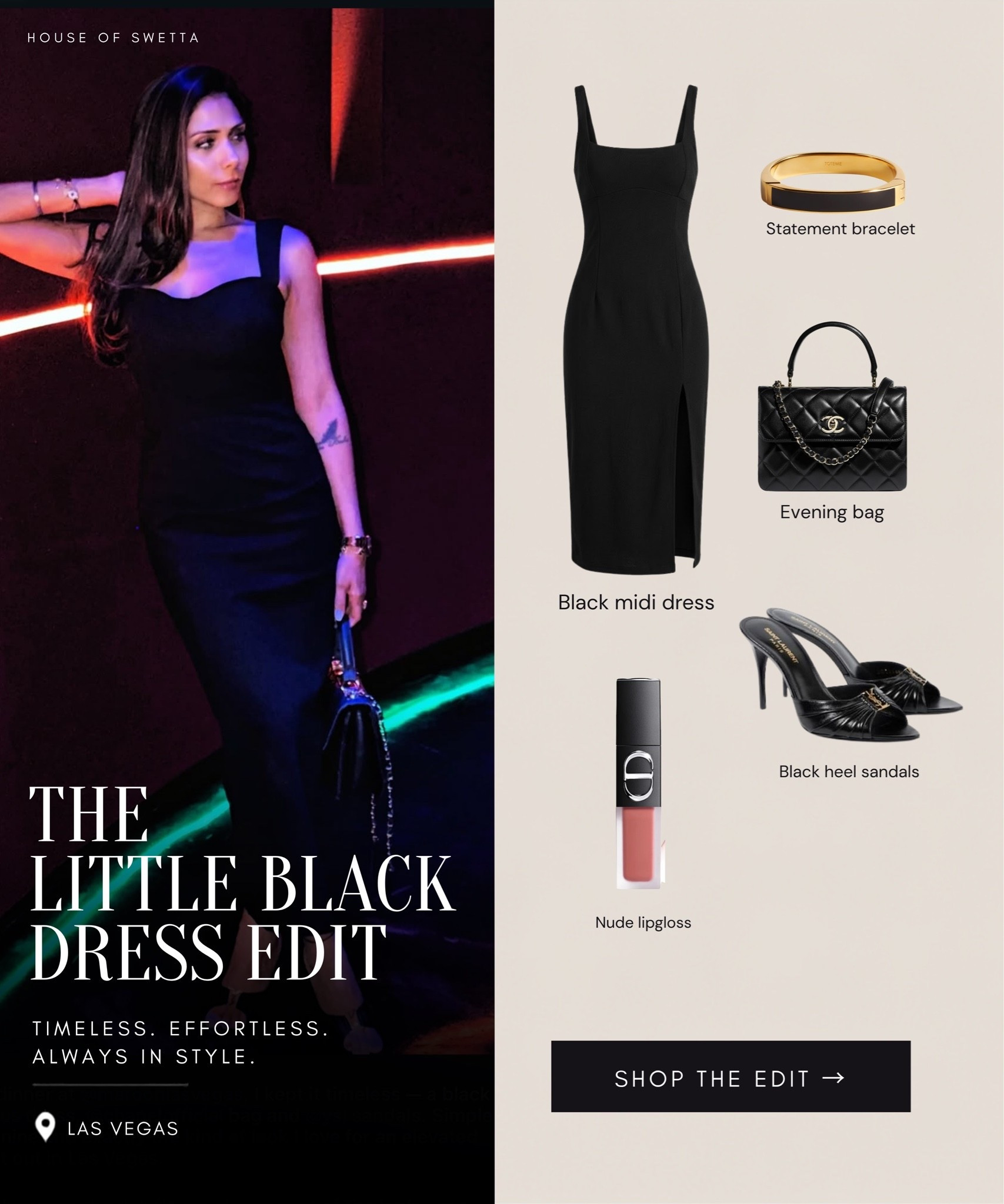 The little black dress will always be a classic 🖤✨
An effortless edit for dinner dates, nights out & Vegas evenings — from the perfect LBD to statement accessories and beauty details.

#LTKSeasonal #LTKTravel #LTKBeauty