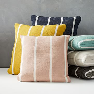 Outdoor Simple Stripe Pillows | West Elm (US)