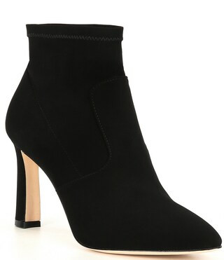 Suzon Stretch Fabric Booties | Dillard's