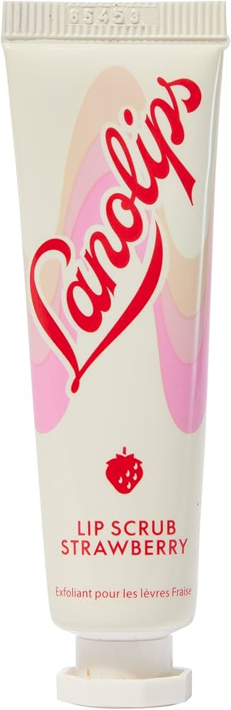 Lanolips Lip Scrub - Natural Lip Exfoliator Made with Lanolin, Vitamin E & Finely Ground Strawber... | Amazon (US)