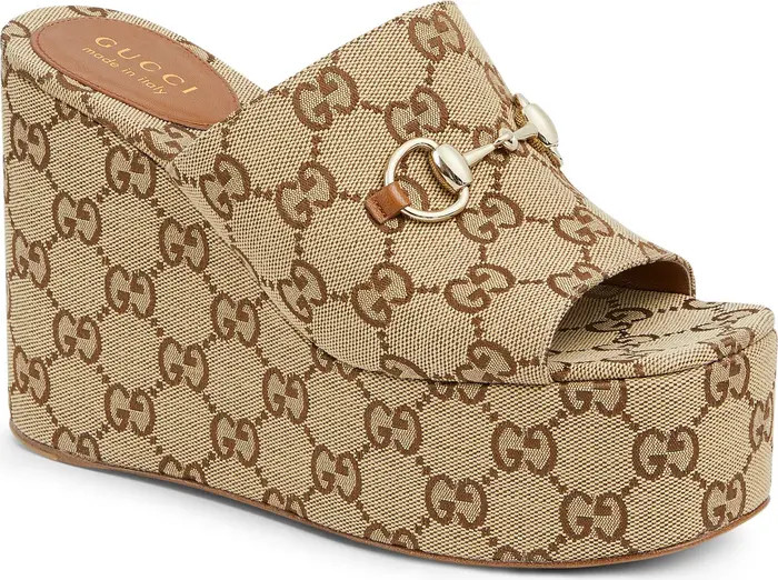 Carmen Horsebit Platform Wedge Sandal (Women) | Nordstrom