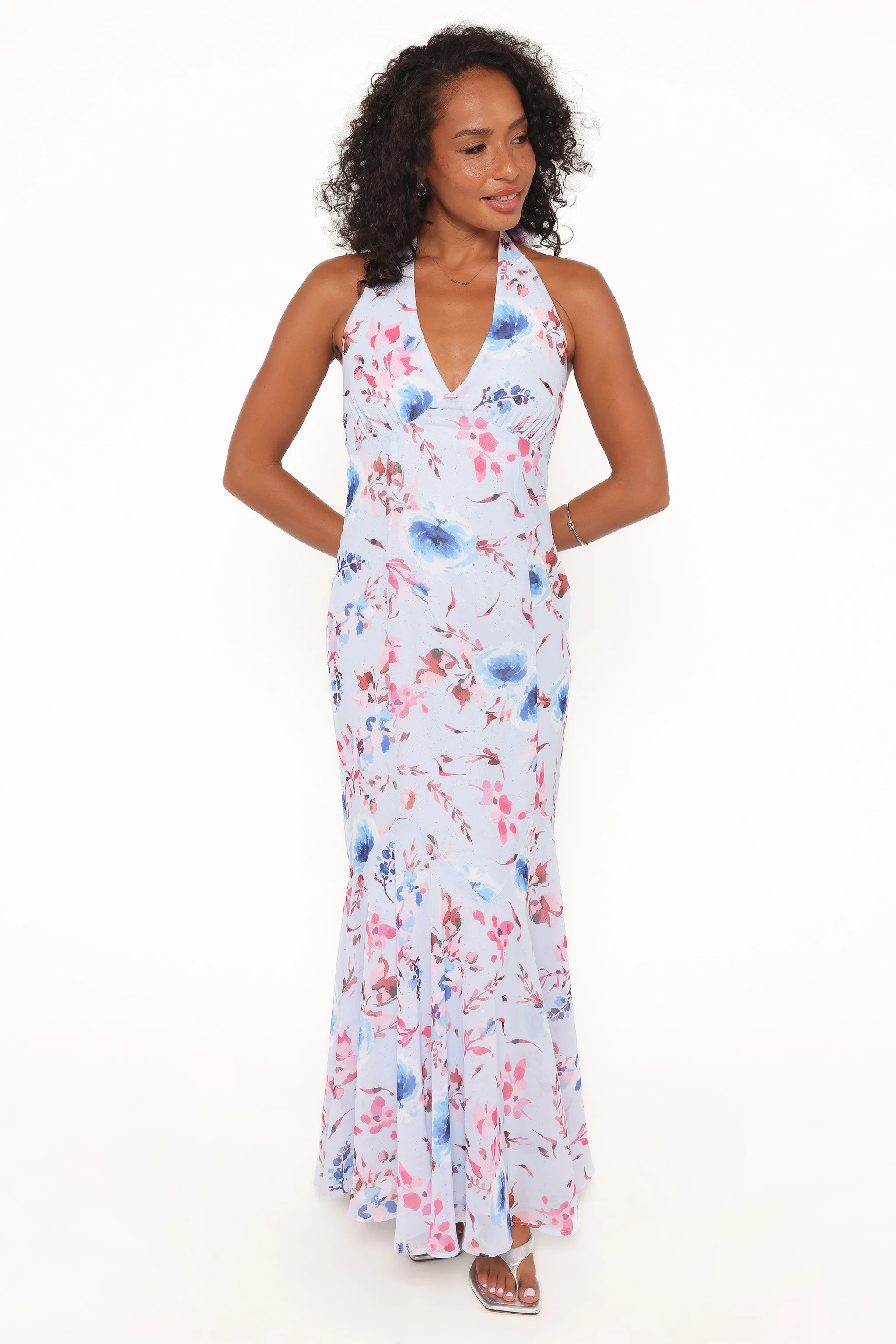 Lavie Maxi Dress - Blue Floral | Petal & Pup (US)