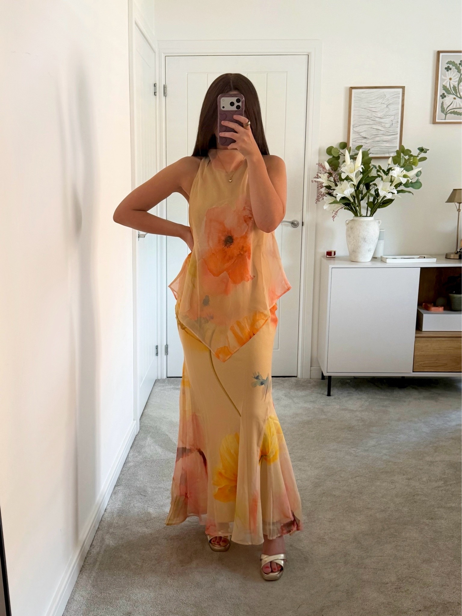 Wedding guest dress outfit inspo 🌞🫶🏻

I’m a 5ft 1 size 6 / 8 and wearing the size 4 (the armpits were quite low so sized down) 

• petite fashion summer wedding womens uk outfits summer garden party outfit gold platform heels 2026 •

#LTKuk #LTKsummer #LTKwedding