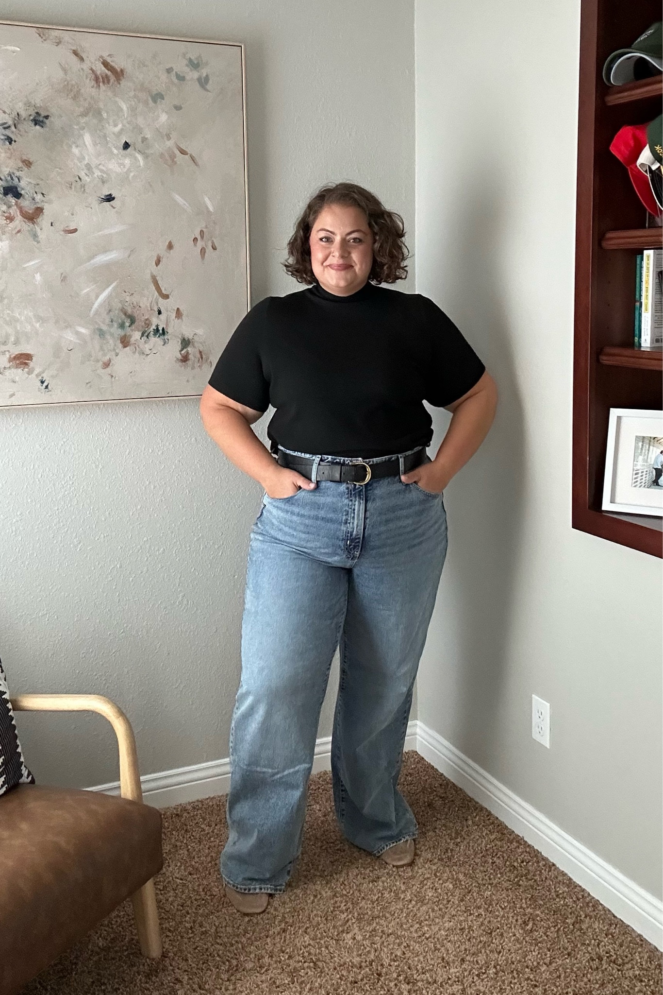 Jeans 17 
Top XXL


#LTKMidsize #LTKFindsUnder50 #LTKPlusSize