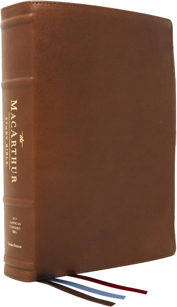 NASB, MacArthur Study Bible, 2nd Edition, Premium Goatskin Leather, Brown, Premier Collection, 19... | Amazon (US)