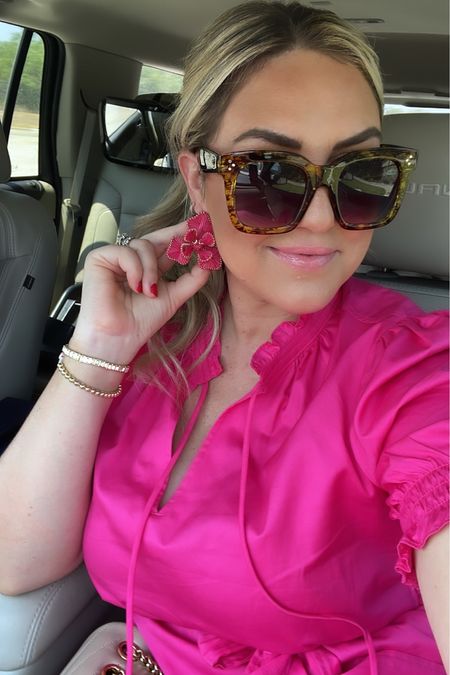 Todays ootd 
Pink 
Midsize 
Midi dress 
Walmart 
Lisi lerch 


#LTKunder100 #LTKmidsize #LTKunder50