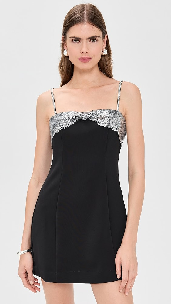 Halya Sequin Bow Dress | Shopbop