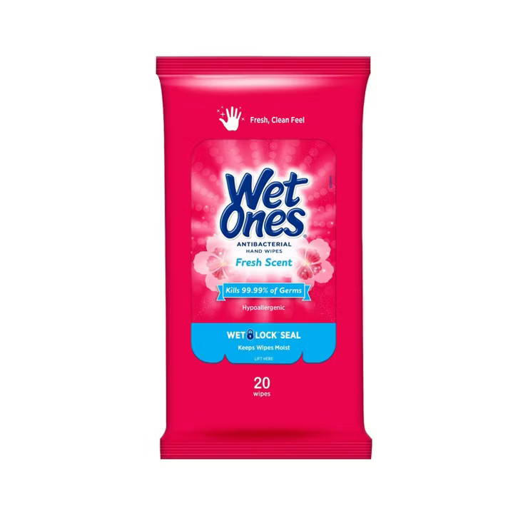 Wet Ones Antibacterial Hand Wipes Travel Pack - 20ct | Target