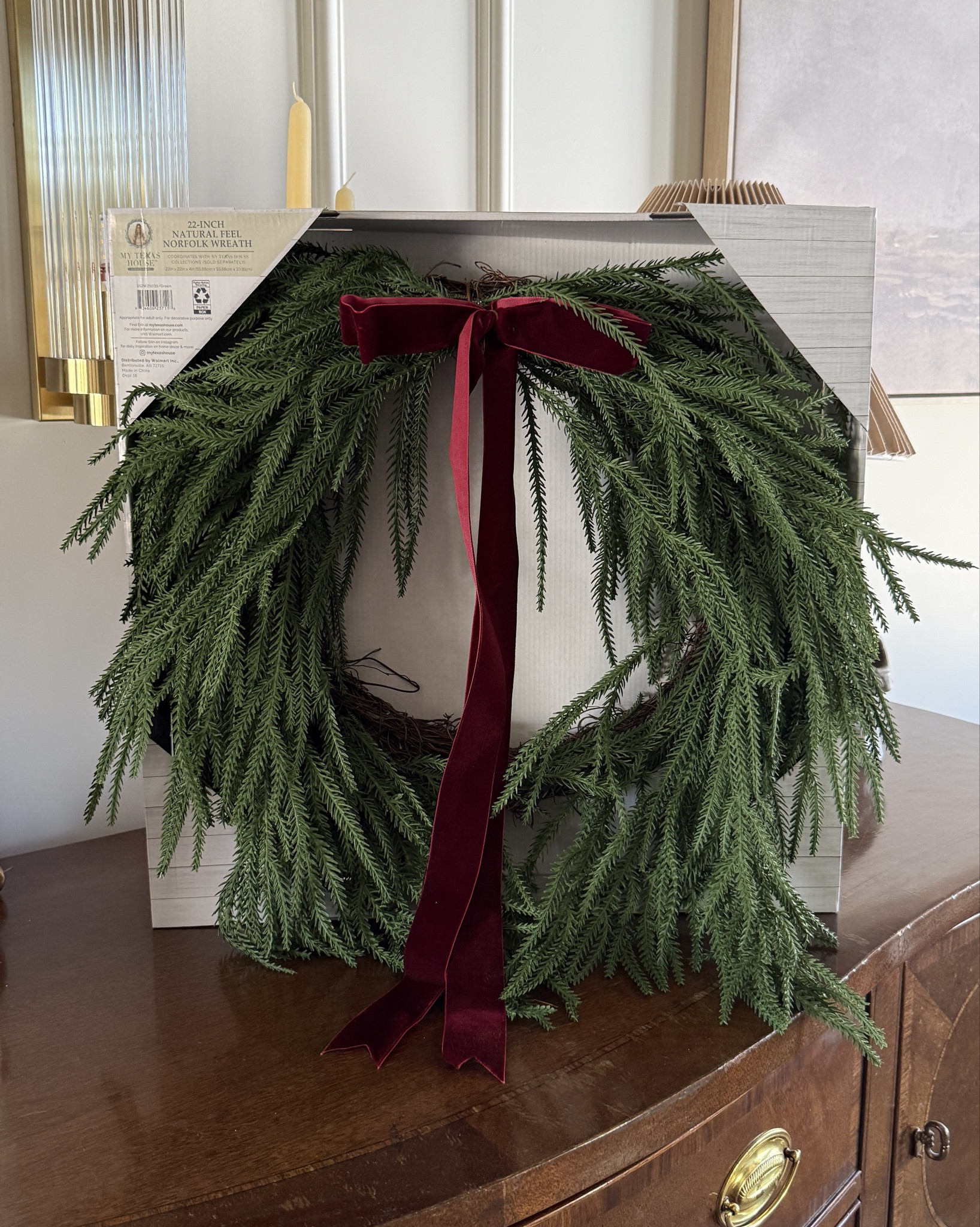 #Walmart Holiday Haul! I found so much cute stuff for amazing prices! I love these gorgeous wreaths, and especially appreciate the price since I have to buy 2.  The ornaments or SO PREETY IRL and I can’t wait to use these! 

#LTKHoliday #LTKSeasonal