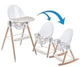 Amazon.com : Primo Vista 3-in-1 Convertible High, Toddler, & Rocking Chair, Clear, Transparent Se... | Amazon (US)