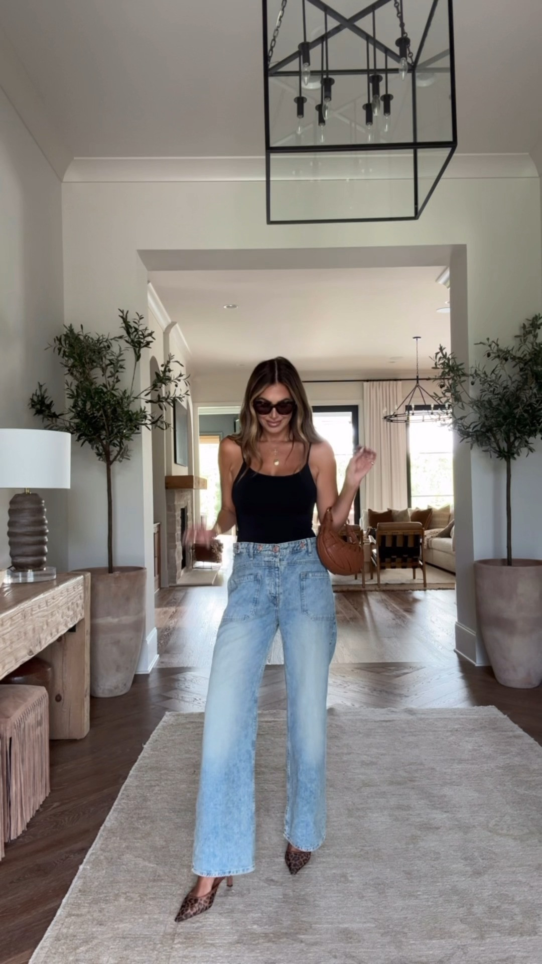 wearing a small top and 27 in jeans! 

 #LTKSaleAlert
