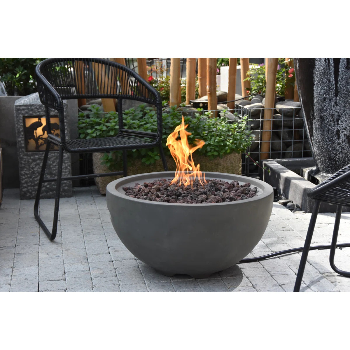 Latitude Run® Aswaldi 27" Concrete Fire Bowl & Reviews | Wayfair | Wayfair North America