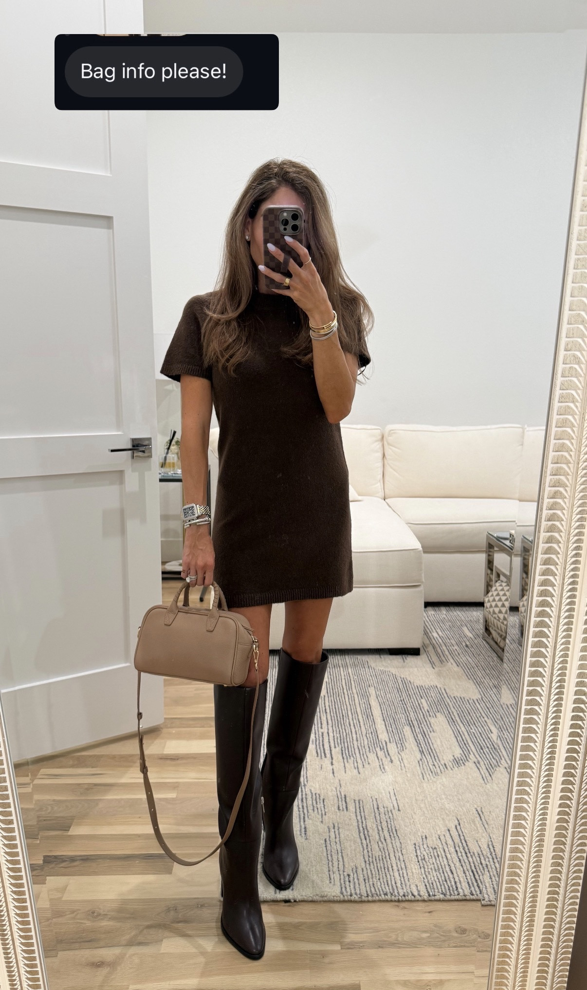 Sweater dress date night outfit 

#LTKFindsUnder50 #LTKPetite #LTKSaleAlert