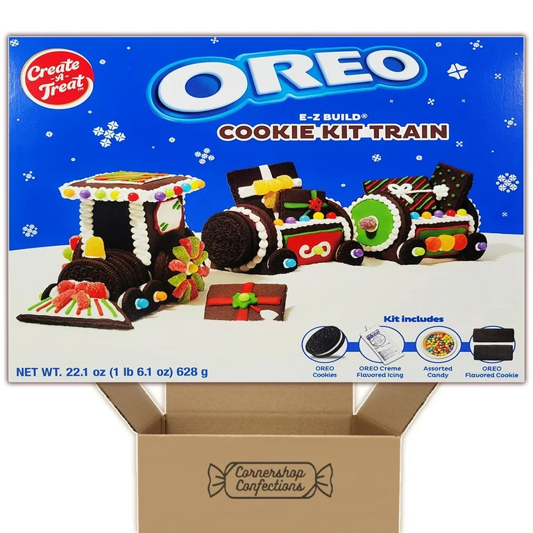 Oreo Train Create A Treat Cookie Kit - Includes Assorted Candy, Icing, Cookies, Instructions - Fo... | Walmart (US)
