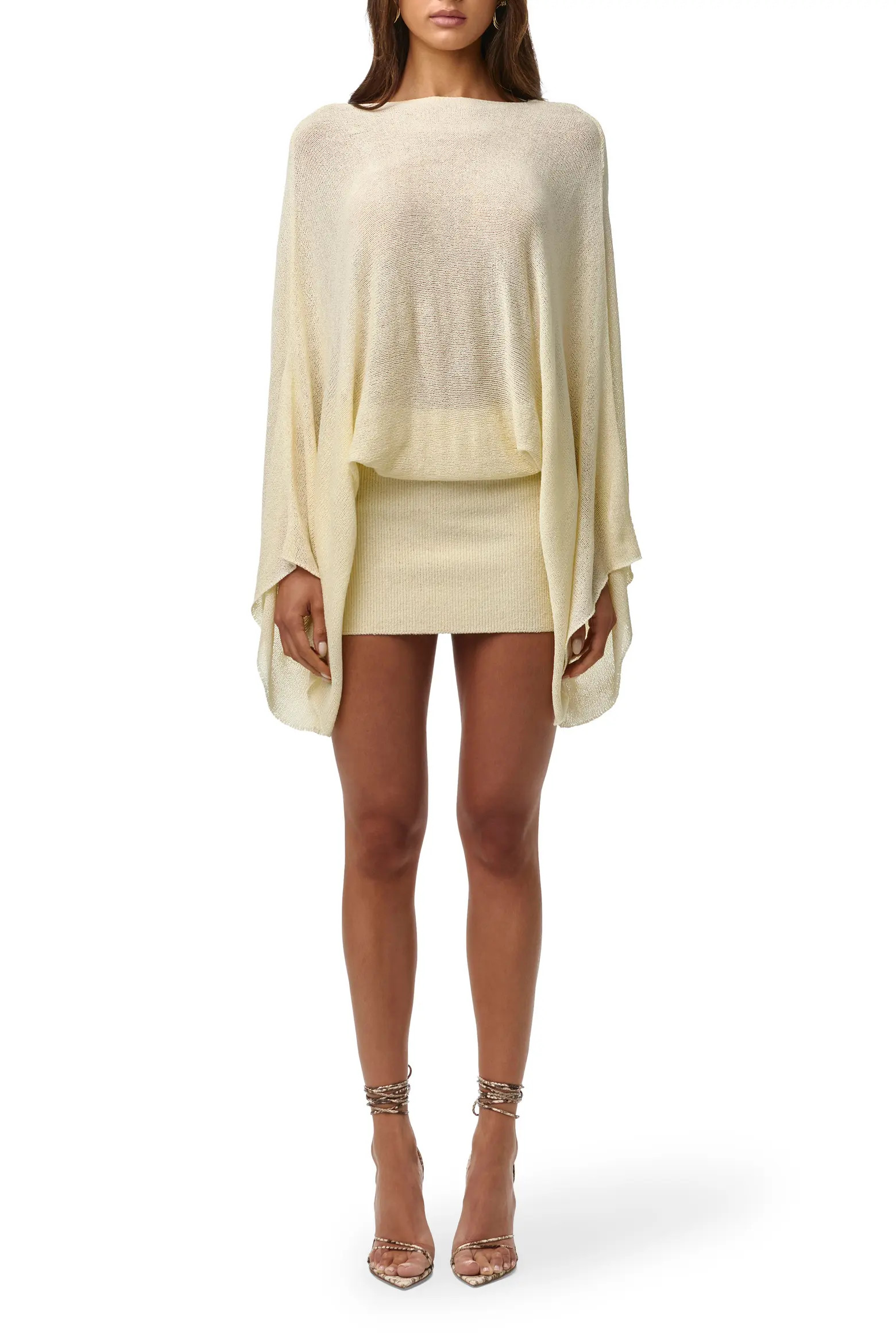 Drape Sleeve Knit Minidress (Women) | Nordstrom | Nordstrom