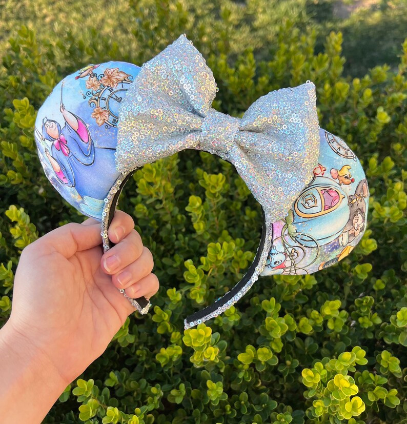 Cinderella Character Disney Ears - Etsy | Etsy (US)