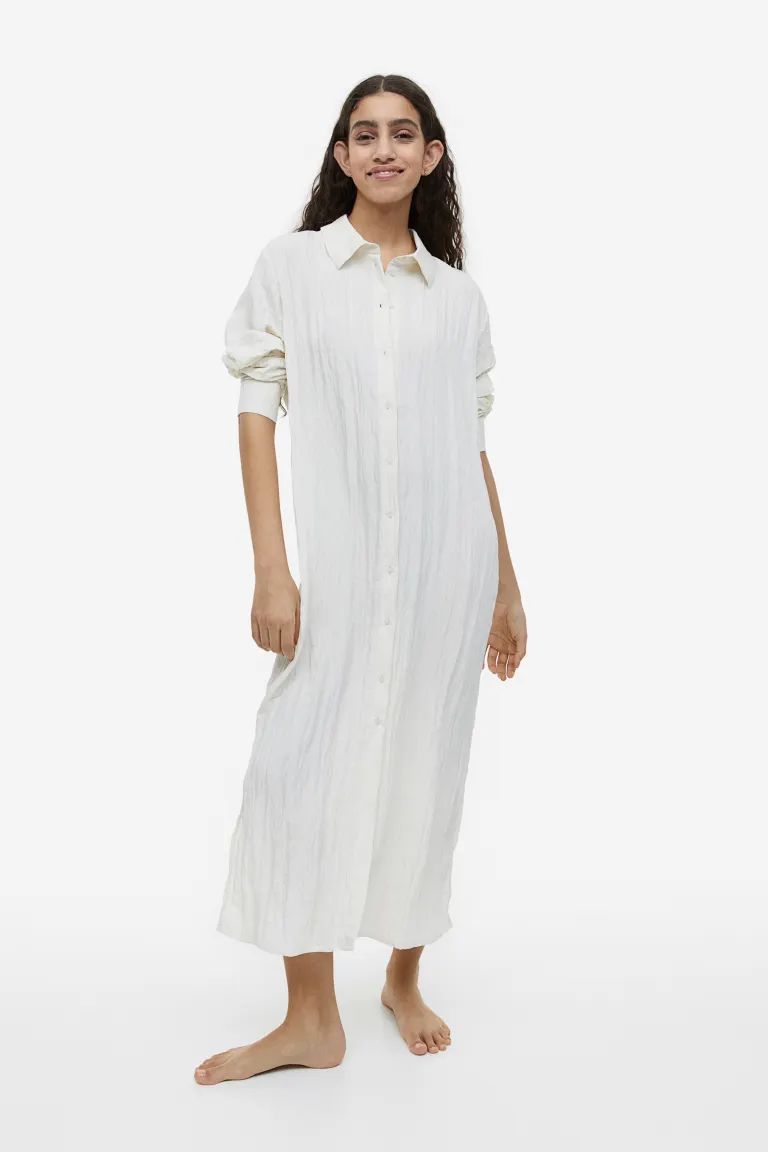 Crinkled Shirt Dress | H&M (US)