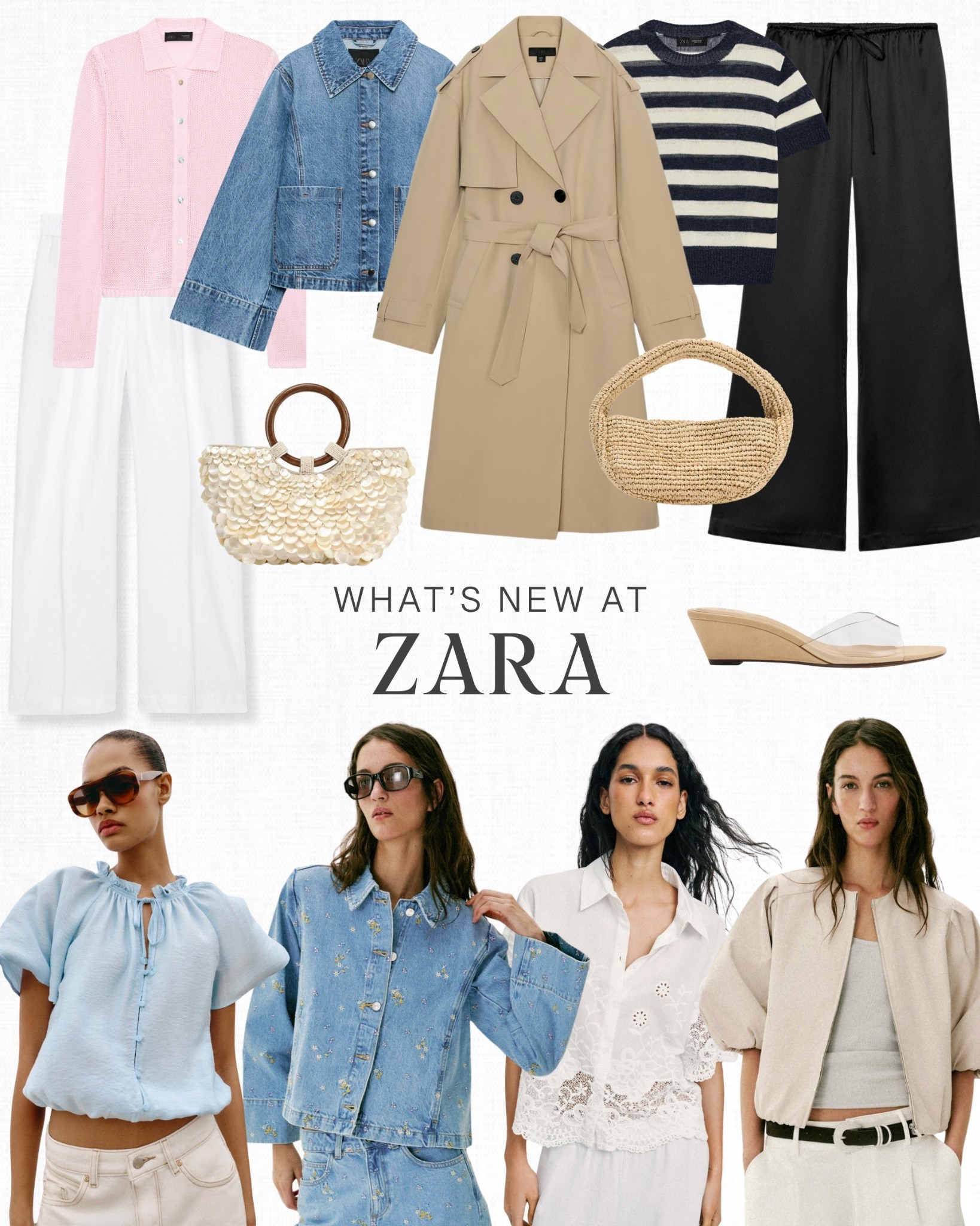 New spring arrivals from Zara! These pieces are well prices and look designer! 🌸

#LTKSeasonal #LTKootd #LTKOver40