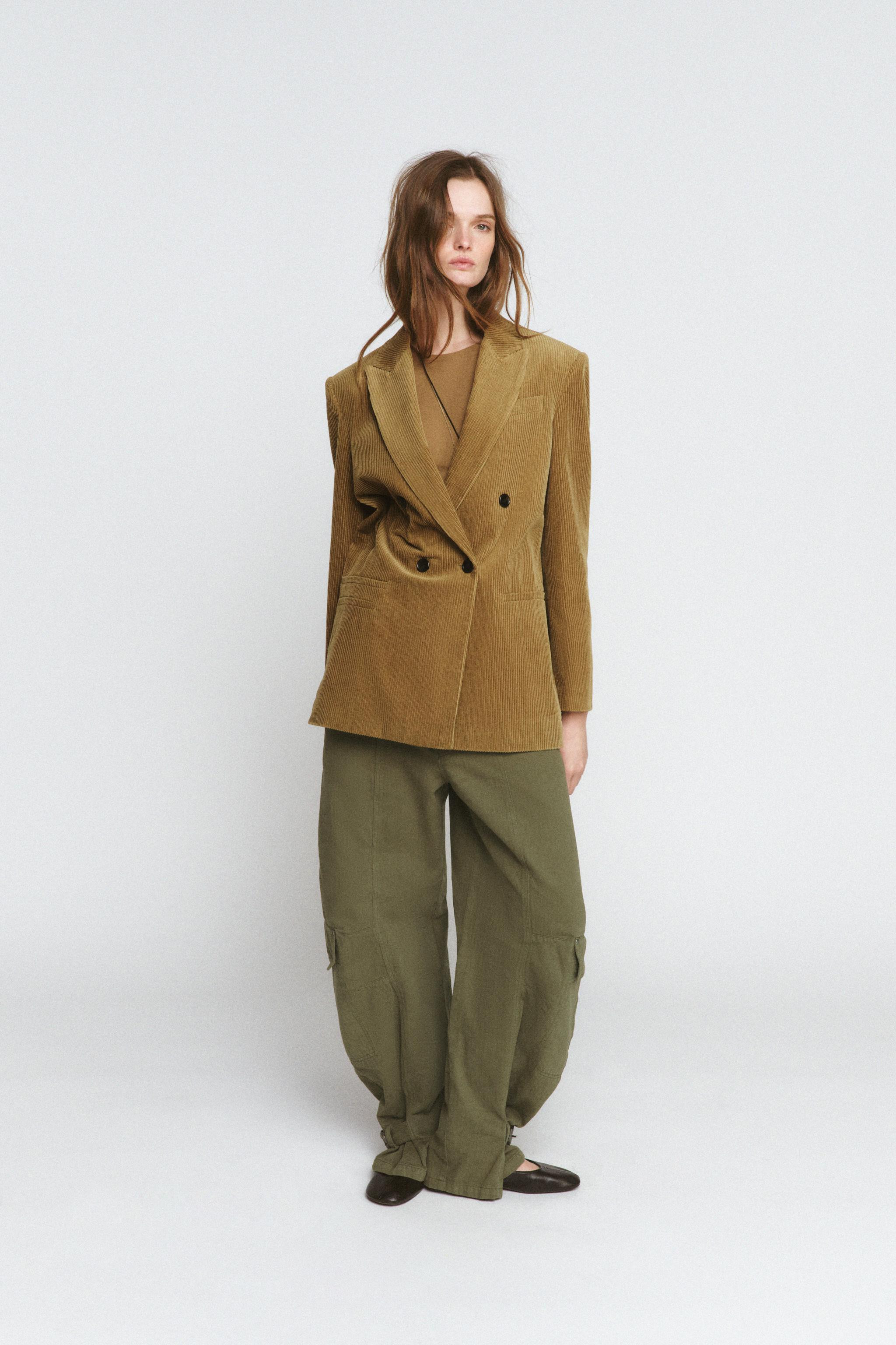 OVERSIZE CORDUROY BLAZER ZW COLLECTION LIMITED EDITION | Zara UK