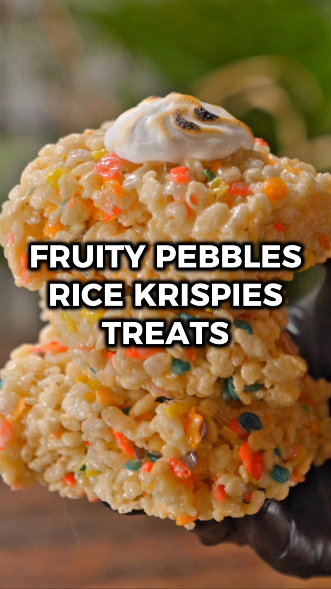 This is my favorite way to level up Rice Krispies Treats 🙌 Maybe it's the Japanese in me, but I've never been a huge fan of over the top flavors. Mixing in a cup of Fruity Pebbles is such an easy way to add a subtle upgrade without going overboard.

The best part is this works with pretty much any sweet cereal. Reese's Puffs, Cocoa Pebbles, Fruit Loops, whatever you've got in the pantry. The marshmallow creme piped on top is the finishing touch that takes them over the edge.

Would you try it? Let me know in the comments what you think if you do! 🙌

INGREDIENTS
4 tbsp unsalted butter
10 oz mini marshmallows
5 cups Rice Krispies
1 cup Fruity Pebbles
1/2 cup marshmallow creme

INSTRUCTIONS
1️⃣ In a large pot over medium low heat, melt the butter. Pour in the marshmallows and stir occasionally until melted and smooth.
2️⃣ Turn off the heat and pour in 3 cups of Rice Krispies, then the Fruity Pebbles, then the last 2 cups of Rice Krispies. Layering them helps everything mix more evenly.
3️⃣ Mix everything together until fully coated. Line a medium baking pan with parchment paper and dump the mixture in. Lightly butter your hands and gently press the mixture down so it's flat on top. Let it cool for 10 minutes, then cut into pieces.
4️⃣ Fit your favorite piping tip into a piping bag, fill it with marshmallow creme, and pipe it onto the tops of each piece.
5️⃣ Enjoy!

#LTKfoodie #LTKHome