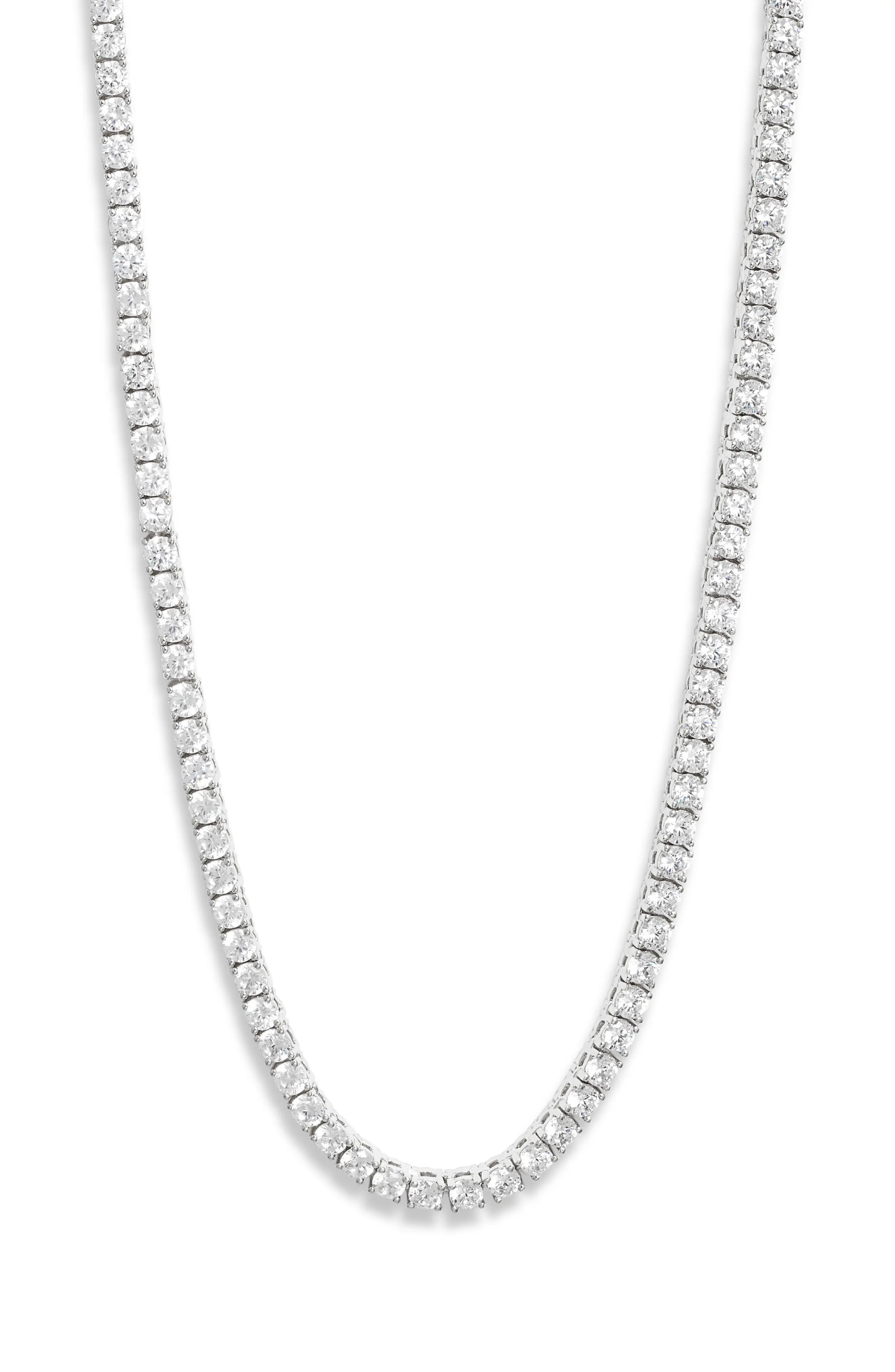 Nordstrom 3mm Cubic Zirconia Tennis Necklace (Women) | Nordstrom | Nordstrom