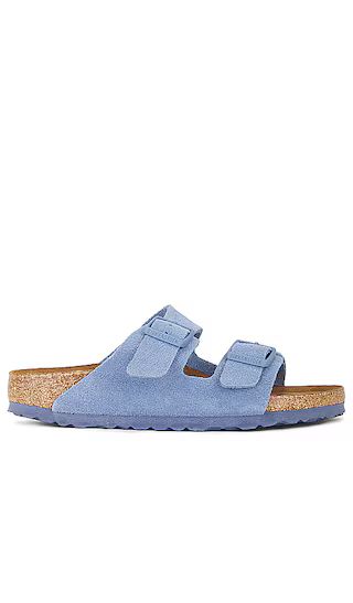 Arizona Soft Footbed Sandal in Elemental Blue | Revolve Clothing (Global)