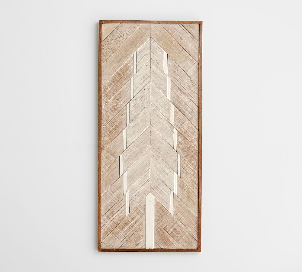 Planked Pine Wall Art | Pottery Barn (US)