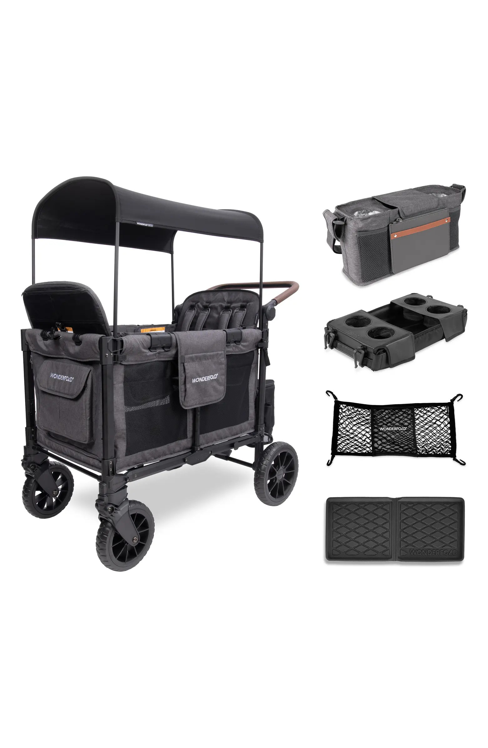 WonderFold W4 Luxe Pro Quad 4-Passenger Stroller Wagon Bundle | Nordstrom | Nordstrom