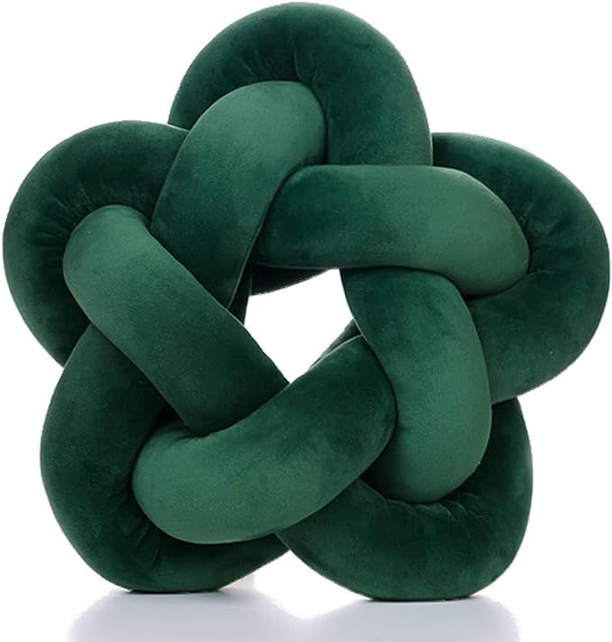 ZANYB Knot Plush Throw Pillow Handmade Knotted Star Pillow Soft Sofa Lumbar Cushion Stuffed Ball ... | Amazon (US)