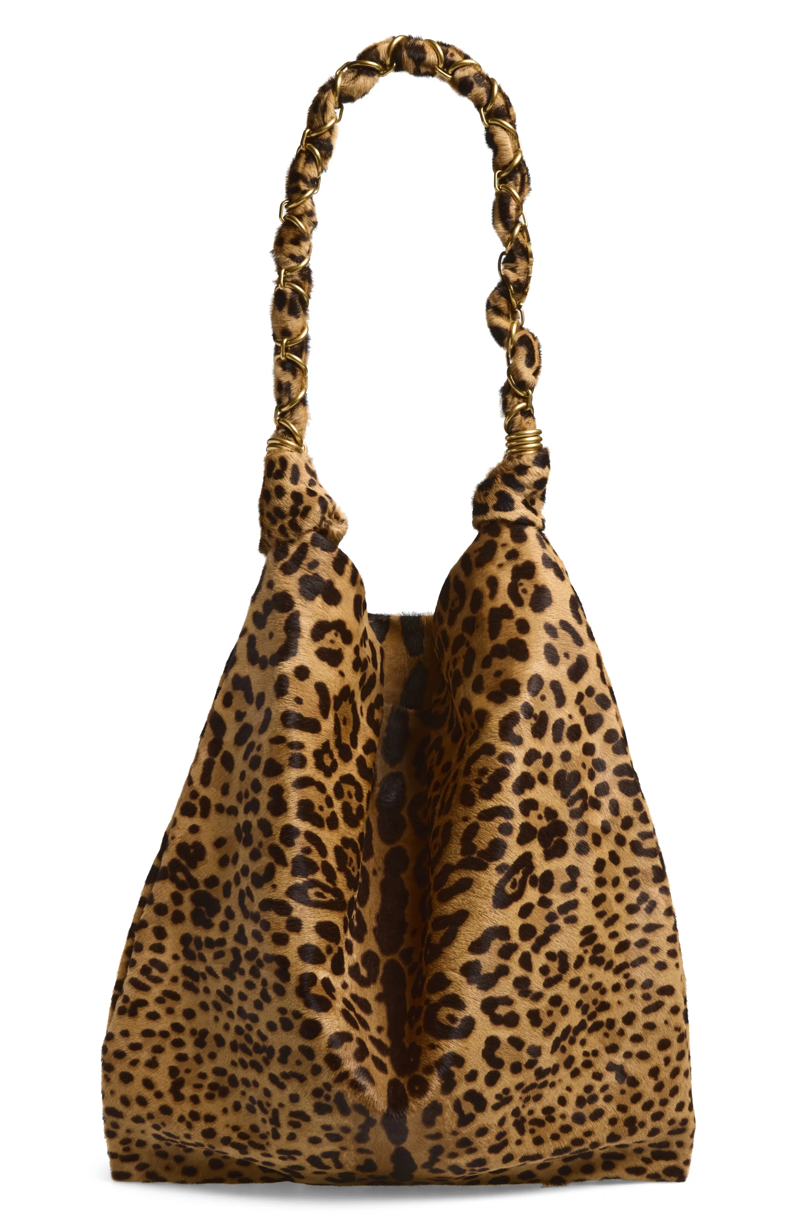 Medium Amalia Genuine Calf Hair Shoulder Bag | Nordstrom