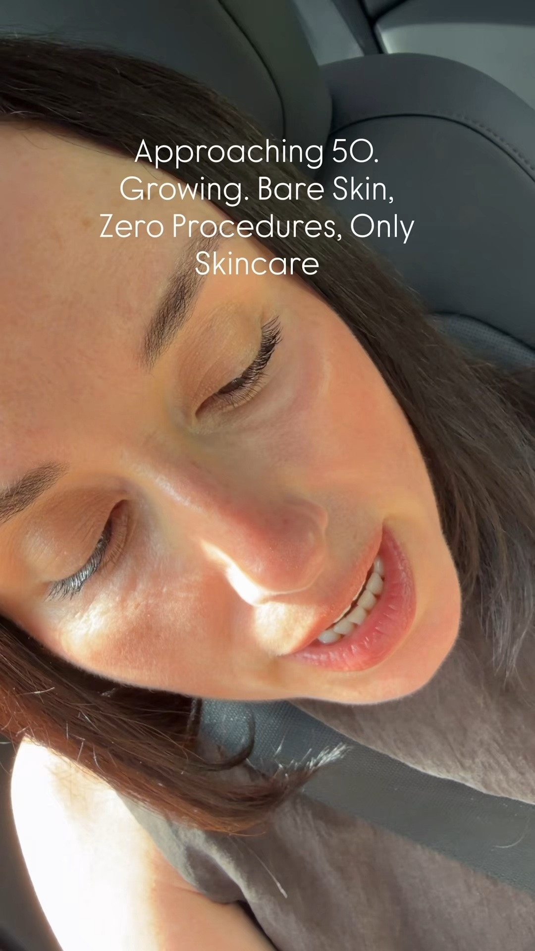 This is what a woman close to 50 looks like with no procedures. Period. I feel a responsibility to show up for the women who are growing into their age naturally, without interventions, because we exist.  This is not a statement against anyone who chooses otherwise. I fully respect and support that. If I ever want any procedure, I’m sure I will get them. #over50 #approaching50 #womenover50