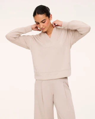SPANX AirEssentials® V-Neck Long Sleeve Top | Spanx