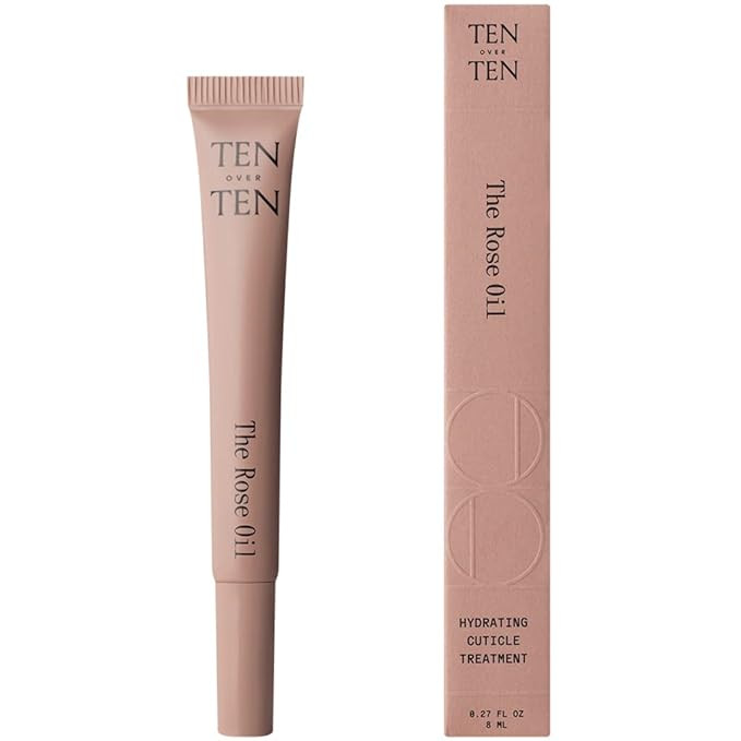tenoverten - The Rose Oil Cuticle Treatment | Clean, Natural, Non-Toxic Nail Care (0.27 fl oz | 8... | Amazon (US)