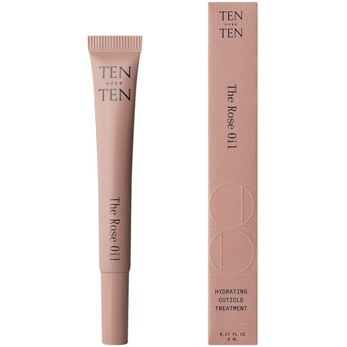 tenoverten - The Rose Oil Cuticle Treatment | Clean, Natural, Non-Toxic Nail Care (0.27 fl oz | 8... | Amazon (US)