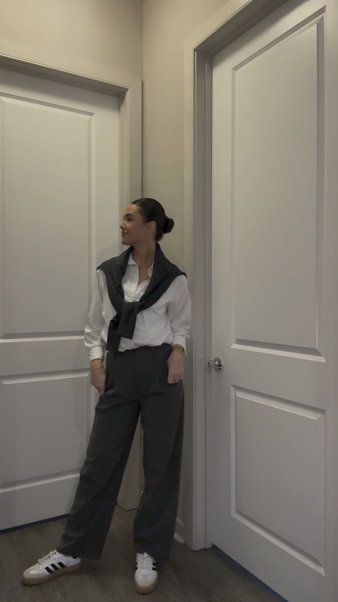 adding a sweater to your outfit is a perfect way to elevate an outfit! 🖤

#LTKWorkwear #LTKVideo #LTKSeasonal